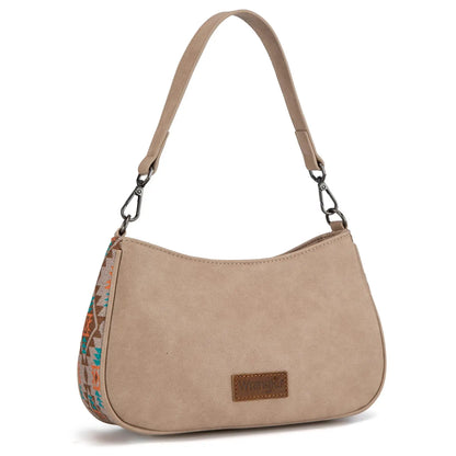 Wrangler Hobo Purse for Women  Shoulder Purses Bag with Detachable Strap Bohemian Crossbody Bag