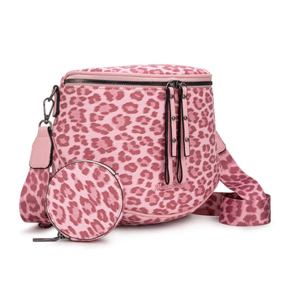 Montana West Large Fanny Pack Crossbody Sling Bags  with Adjustable Strap and Coin Purse