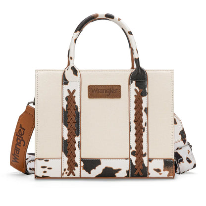 Wrangler Medium Tote Bag Top Handle Handbags Satchel Bag Women with Crossbody Strap