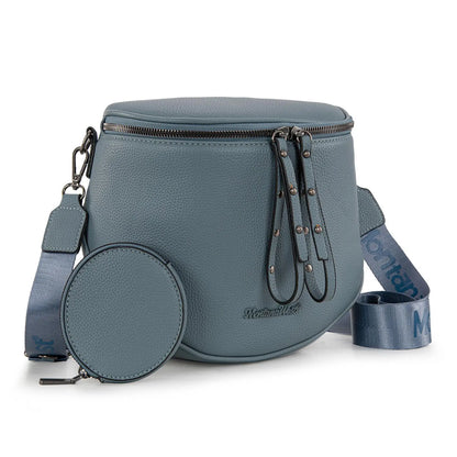 Montana West Large Fanny Pack Crossbody Sling Bags  with Adjustable Strap and Coin Purse