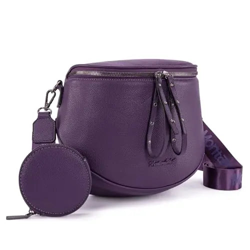 Montana West Large Fanny Pack Crossbody Sling Bags  with Adjustable Strap and Coin Purse