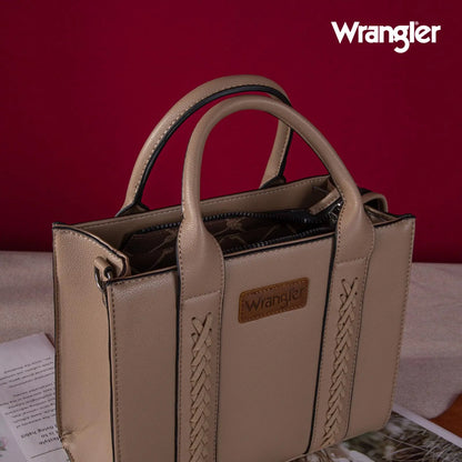 Wrangler Medium Tote Bag Top Handle Handbags Satchel Bag Women with Crossbody Strap