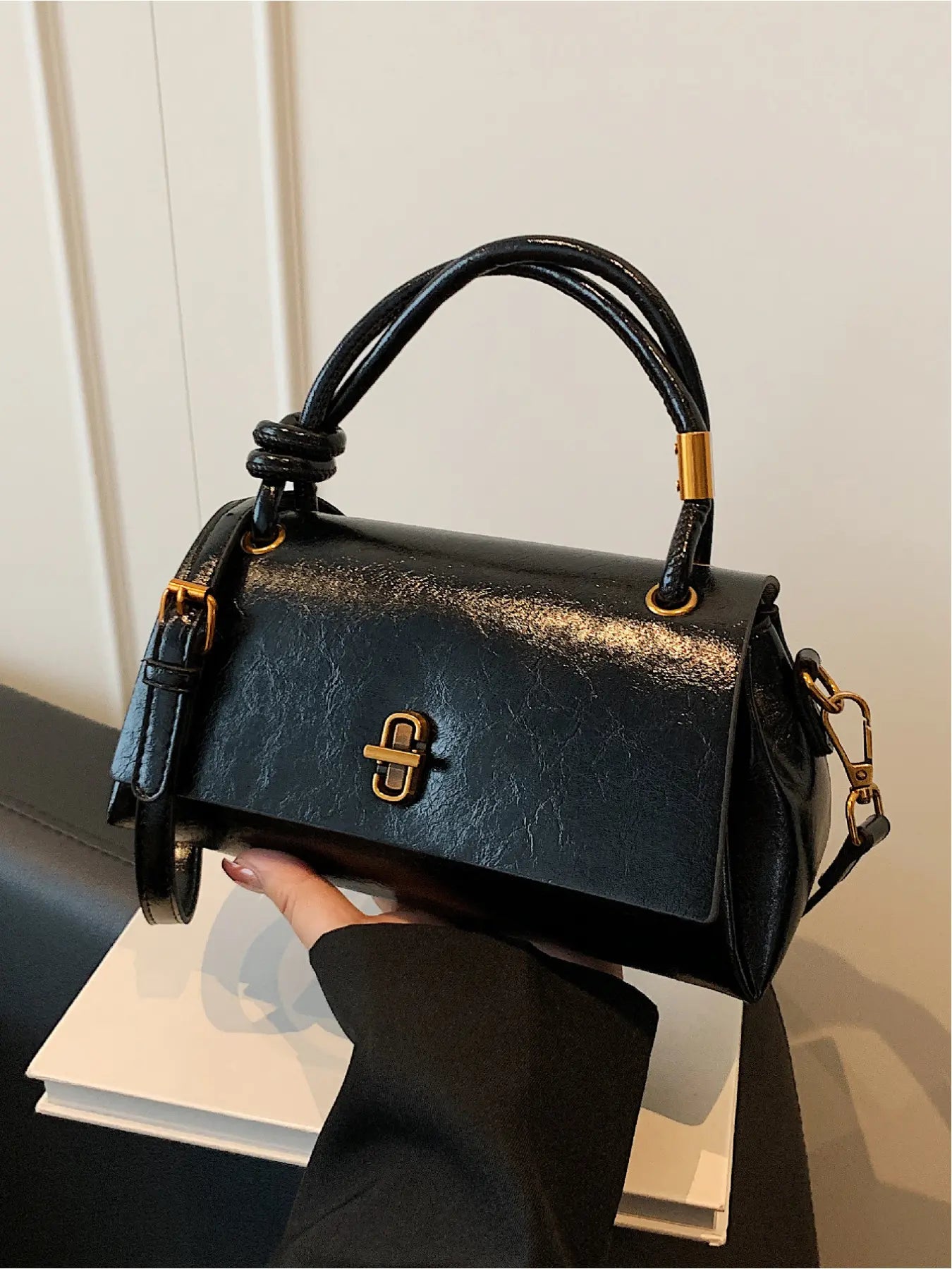 Small Satchel Bag, Casual Flip Cover Clutch for Shopping & Commuting, Crossbody Shoulder Bag, Classic Flap Shoulder, Fashion Bags