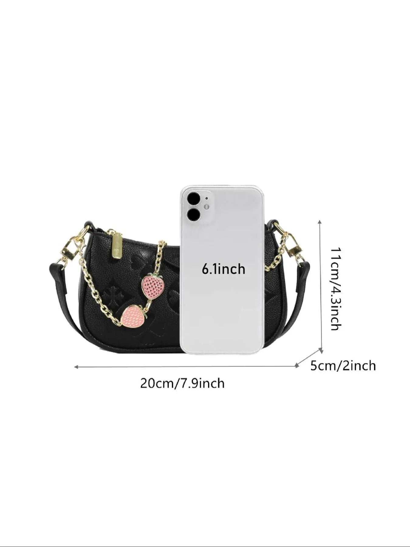 Women's Patterned Bag, Crossbody Bags with Adjustable Strap, Handbag Shoulder Purse, Casual Fashion Bag, Casual PU Leather Zipper Shoulder Purse for Daily Use and Commuting