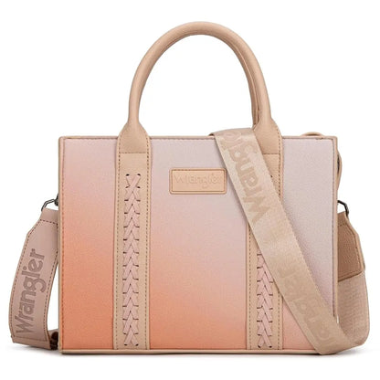 Wrangler Medium Tote Bag Top Handle Handbags Satchel Bag Women with Crossbody Strap
