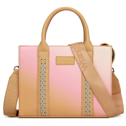 Wrangler Medium Tote Bag Top Handle Handbags Satchel Bag Women with Crossbody Strap