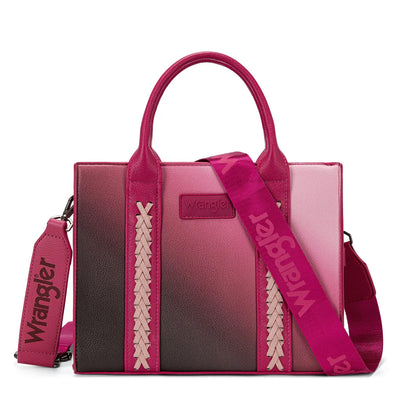 Wrangler Medium Tote Bag Top Handle Handbags Satchel Bag Women with Crossbody Strap