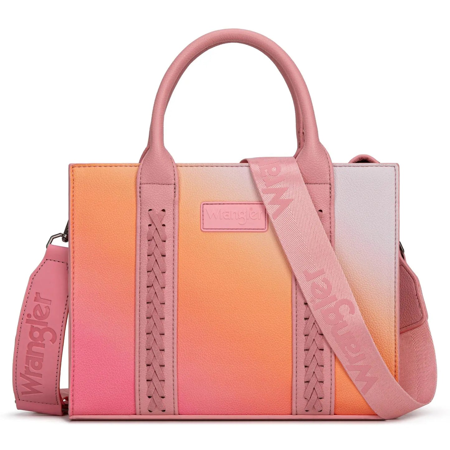 Wrangler Medium Tote Bag Top Handle Handbags Satchel Bag Women with Crossbody Strap