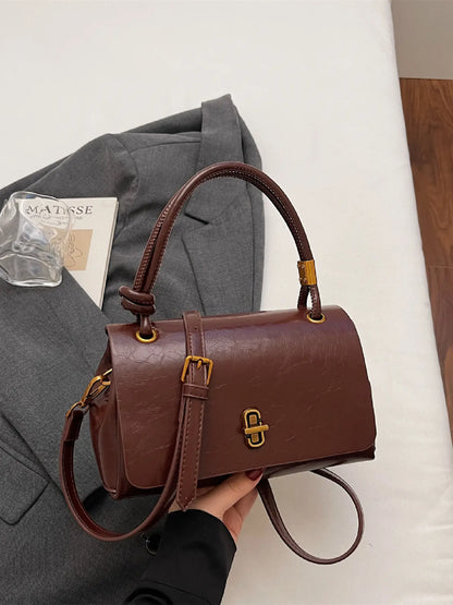 Small Satchel Bag, Casual Flip Cover Clutch for Shopping & Commuting, Crossbody Shoulder Bag, Classic Flap Shoulder, Fashion Bags