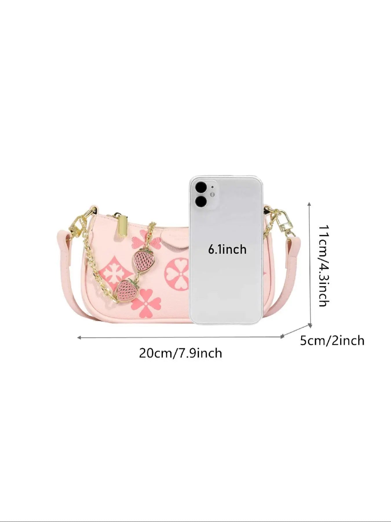 Women's Patterned Bag, Crossbody Bags with Adjustable Strap, Handbag Shoulder Purse, Casual Fashion Bag, Casual PU Leather Zipper Shoulder Purse for Daily Use and Commuting