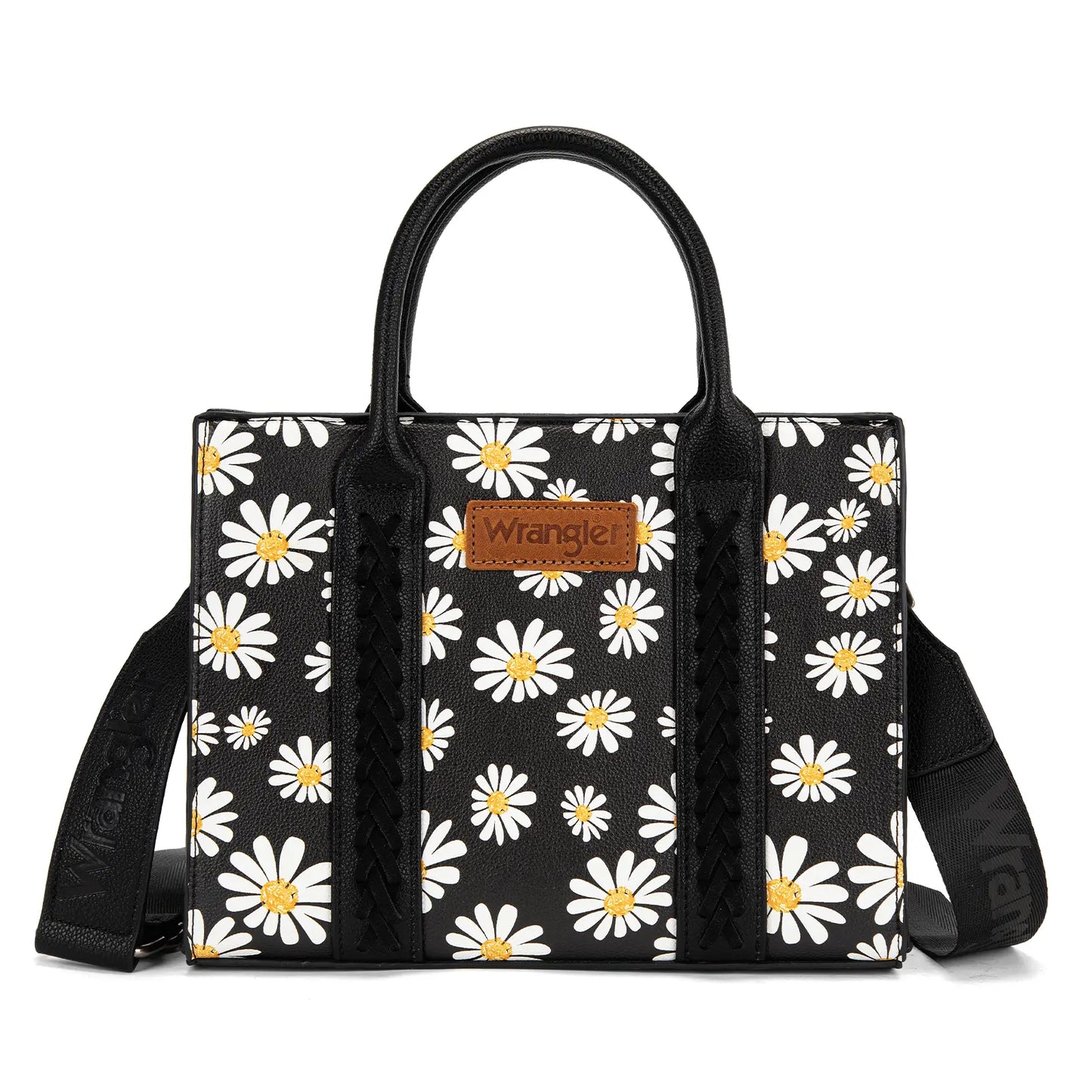 Wrangler Medium Tote Bag Top Handle Handbags Satchel Bag Women with Crossbody Strap