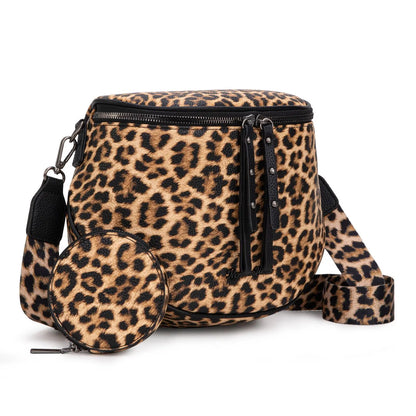 Montana West Large Fanny Pack Crossbody Sling Bags  with Adjustable Strap and Coin Purse