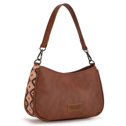 Wrangler Hobo Purse for Women  Shoulder Purses Bag with Detachable Strap Bohemian Crossbody Bag