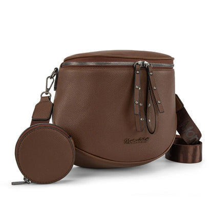 Montana West Large Fanny Pack Crossbody Sling Bags  with Adjustable Strap and Coin Purse