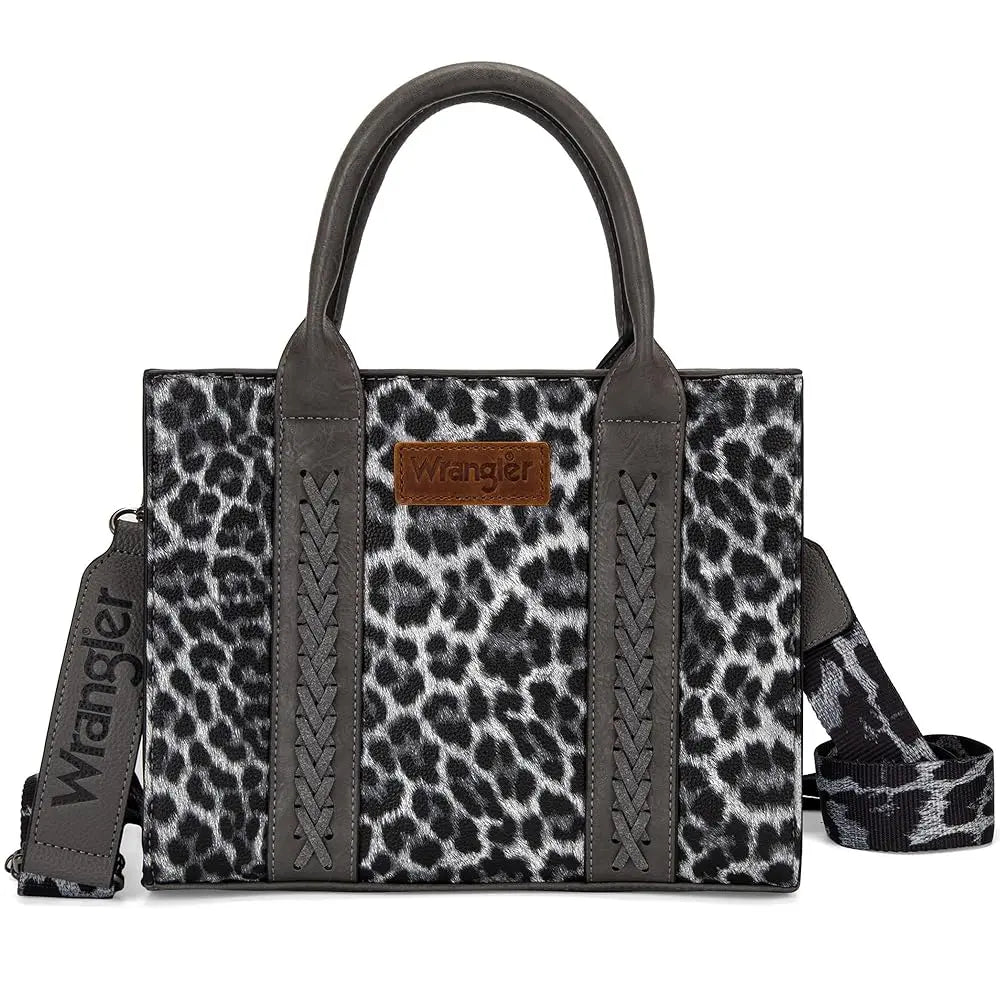 Wrangler Medium Tote Bag Top Handle Handbags Satchel Bag Women with Crossbody Strap