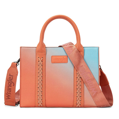 Wrangler Medium Tote Bag Top Handle Handbags Satchel Bag Women with Crossbody Strap
