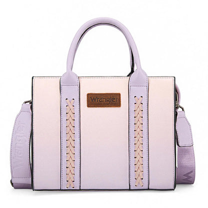 Wrangler Medium Tote Bag Top Handle Handbags Satchel Bag Women with Crossbody Strap